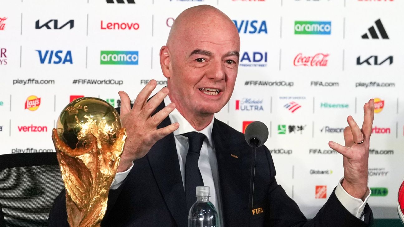 因凡蒂诺谈世界杯签证与票价争议：FIFA应冷静应对